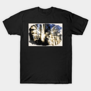 Shafts of sunlight / Swiss Artwork Photography T-Shirt